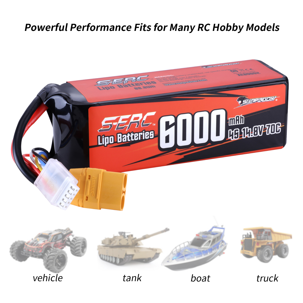 Akumulator SUNPADOW 4S Lipo do – 4S Lipo Battery 14.8V 6000Mah recenzja i cena