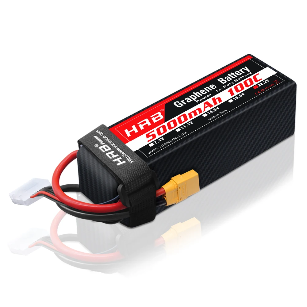 1 szt. Bateria grafenowa HRB 2 – 6S Lipo Battery 22.2V 5000Mah recenzja i cena